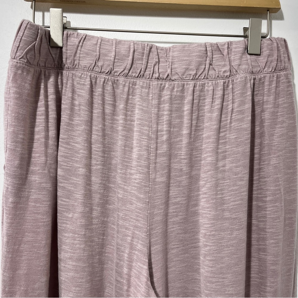 Garnet Hill Quiet Luxury Elevated Casual Pull On Comfy Lounge Joggers [size L] - Picture 8 of 10